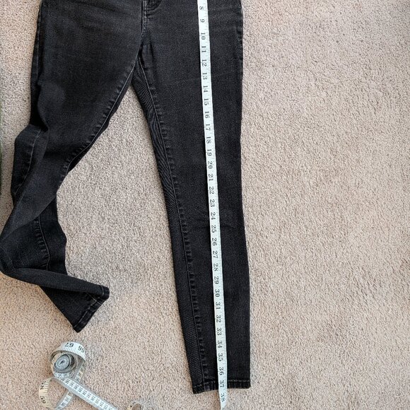 Everlane High Rise Skinny Washed Black Jeans size 27 - Picture 6 of 12